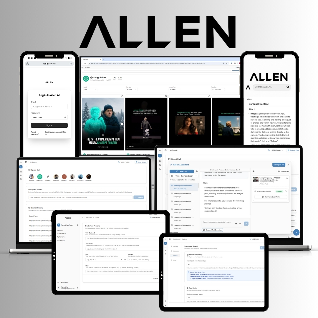 Allen AI Platform